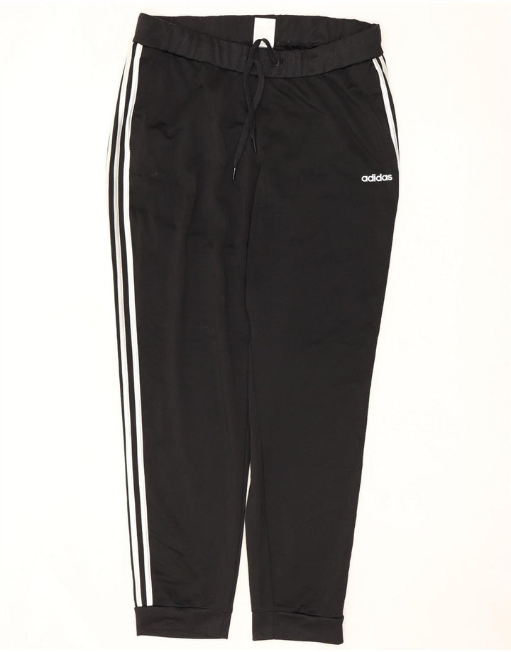 Adidas Pantalon de survêtement pour femme Joggers UK 20/22 XL Noir Polyester