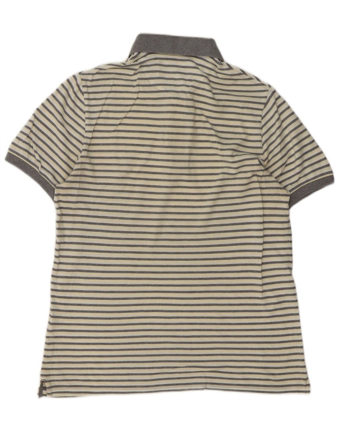 Lyle & Scott Polo Homme Blanc Cassé Moyen Coton Rayé