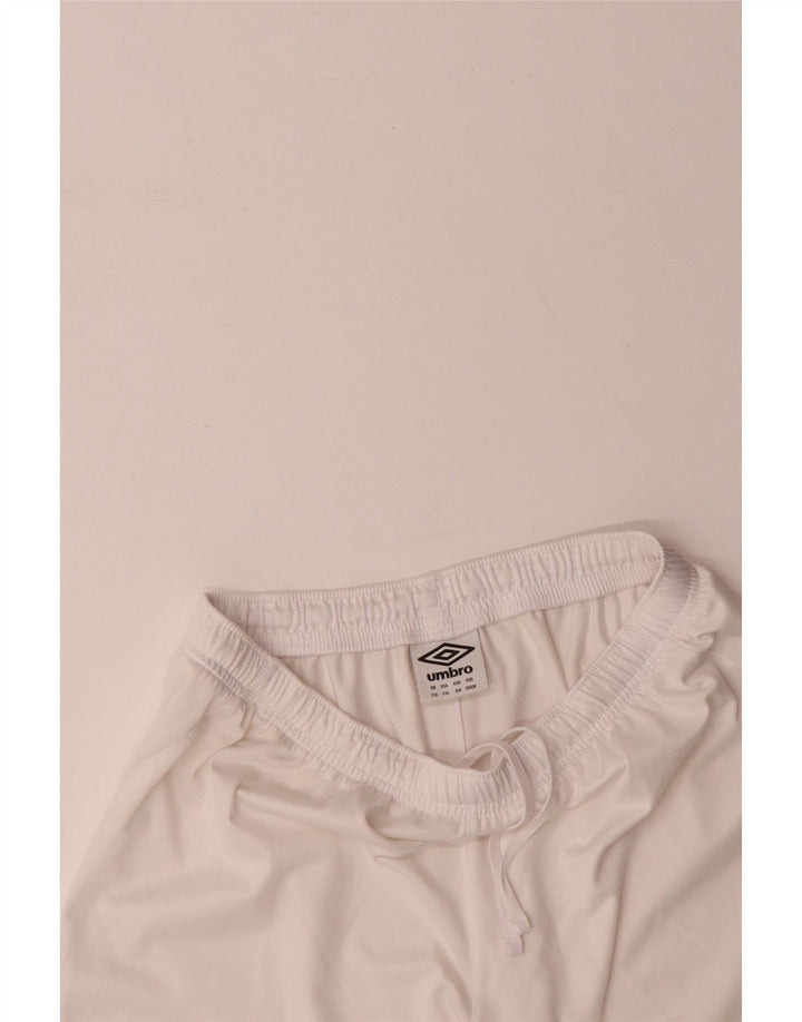 UMBRO Short de sport garçon 13-14 ans XL Blanc Colorblock Polyester