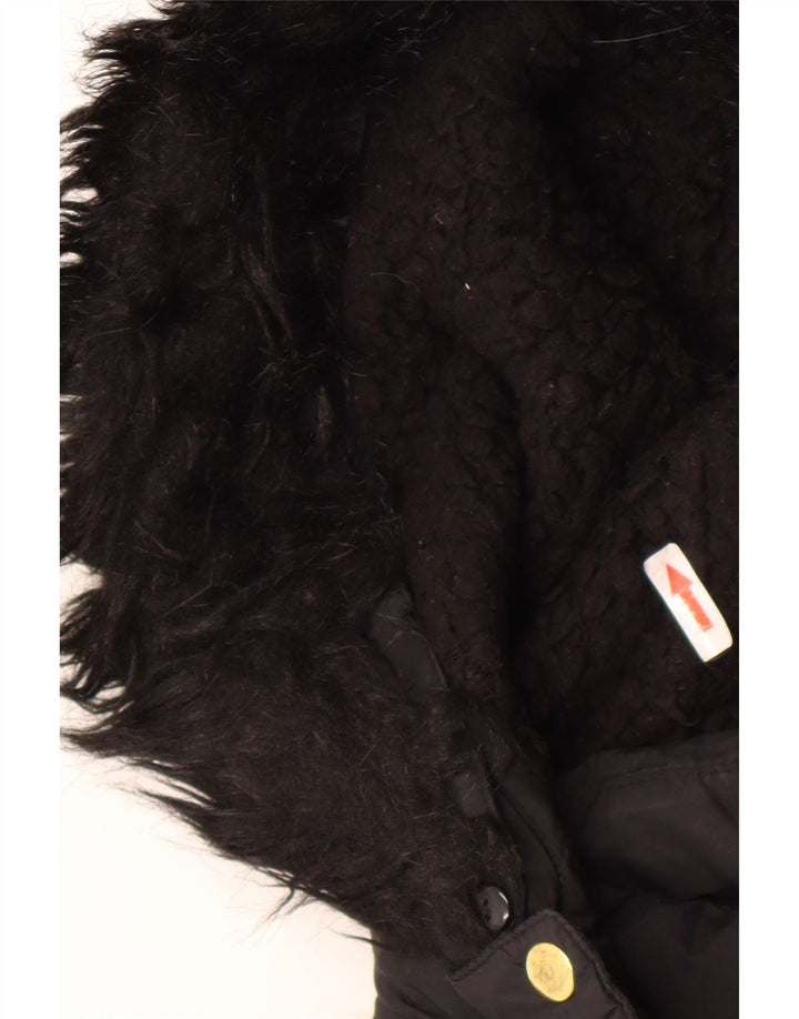 Marks & Spencer Manteau matelassé à capuche pour fille 12-13 ans Noir Polyester