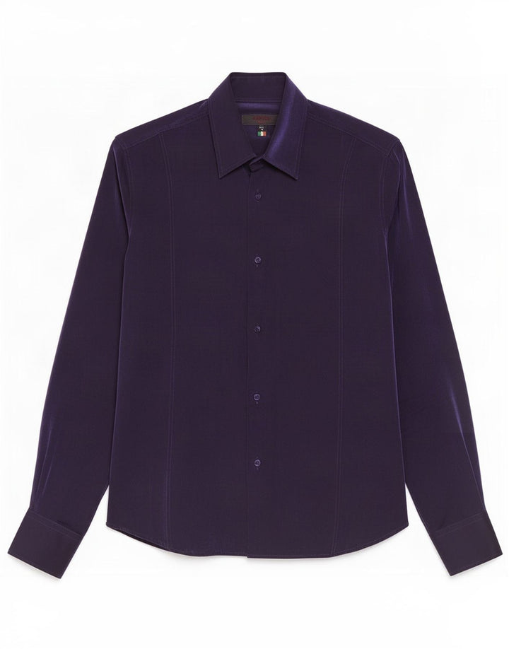 Tipo' S Chemise Slim Homme Small Violet Viscose