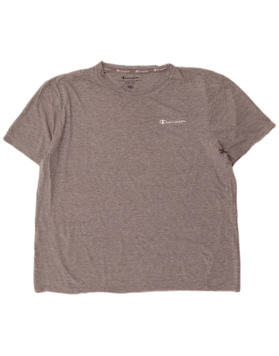 Champion T-Shirt Homme Top 2XL Gris Moucheté