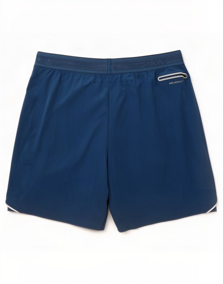 Nike Short de sport pour homme en nylon bleu moyen