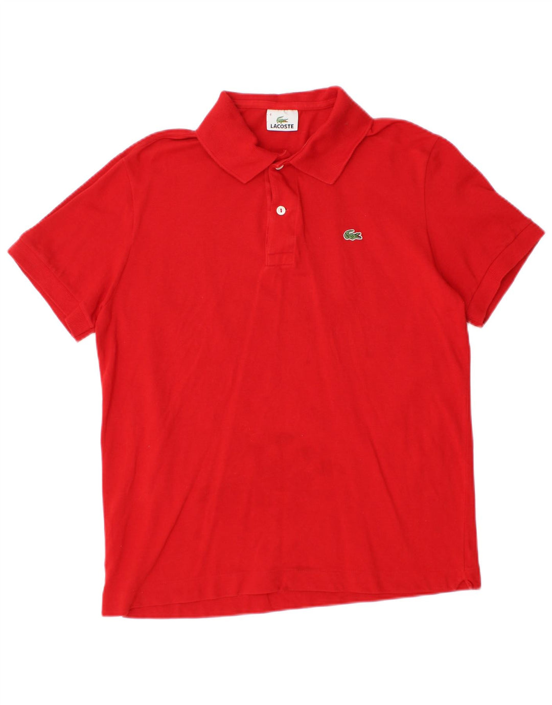Lacoste Polo Homme Taille 4 Coton Rouge Moyen