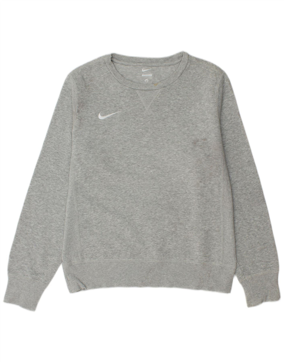 Nike Sweat-shirt pour homme en coton moucheté Gris Taille S