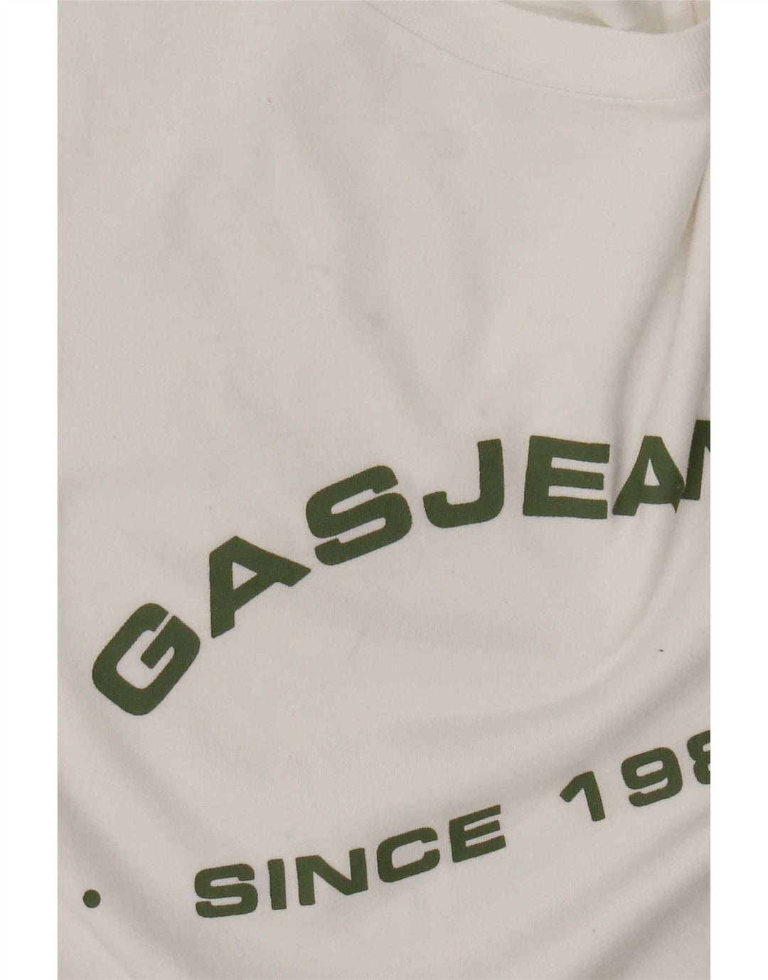 Gas T-Shirt Graphique Homme Blanc Moyen