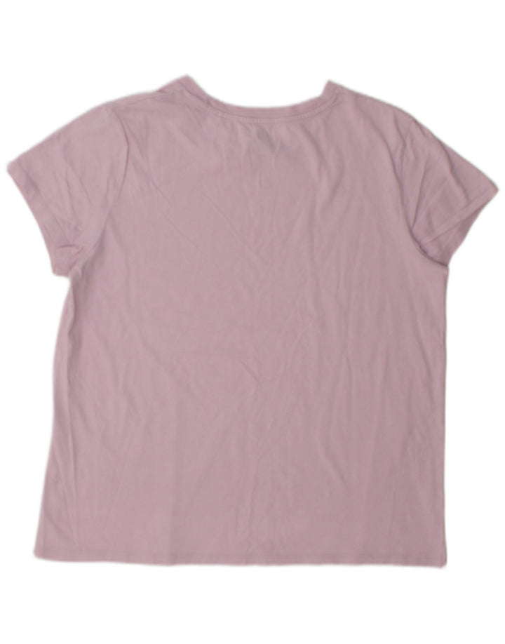 Levi's T-Shirt Graphique Femme UK 16 Large Rose