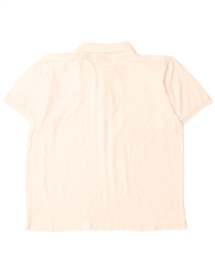 Kappa Polo Homme XL Blanc Coton
