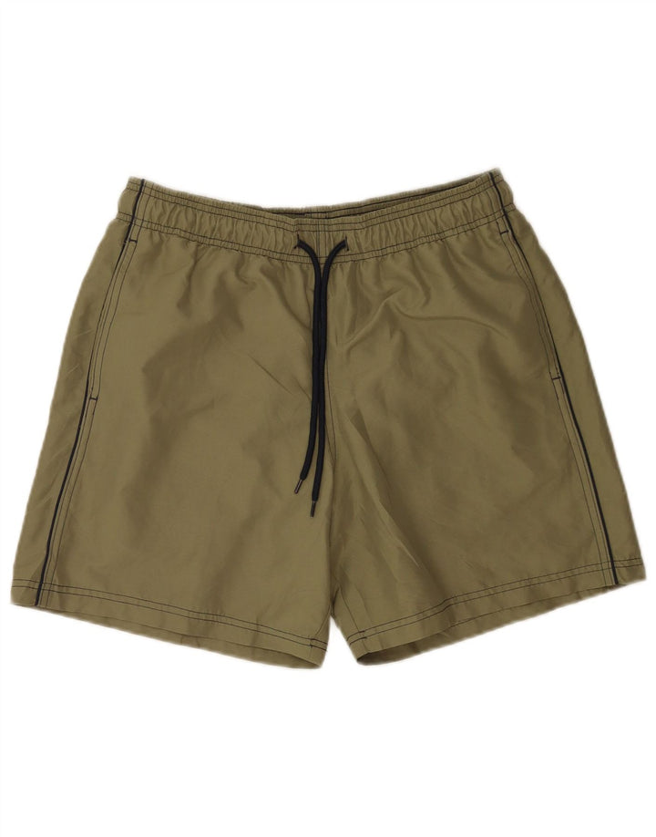 Marks & Spencer Short de Bain Homme Kaki Moyen Polyester