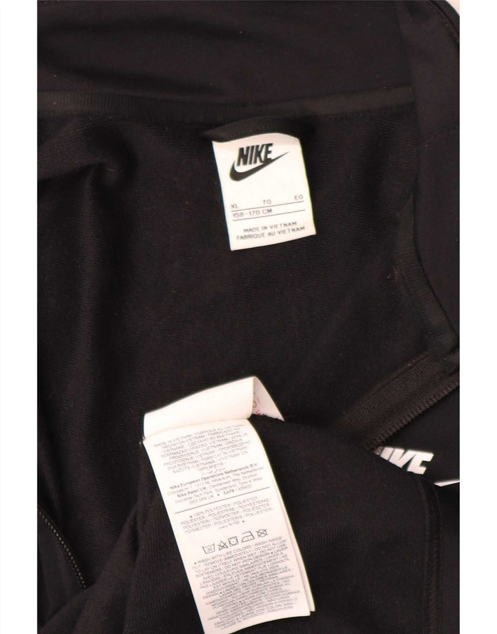 Nike Veste de survêtement graphique pour garçon 12-13 ans XL Noir Polyester