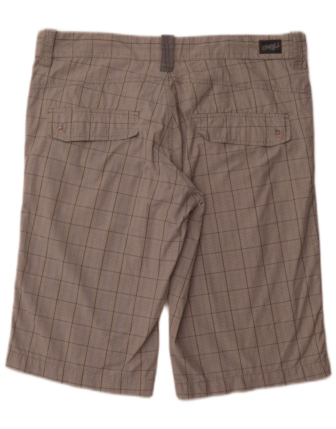 O'Neill Short Chino Homme W31 Coton à Carreaux Gris Moyen
