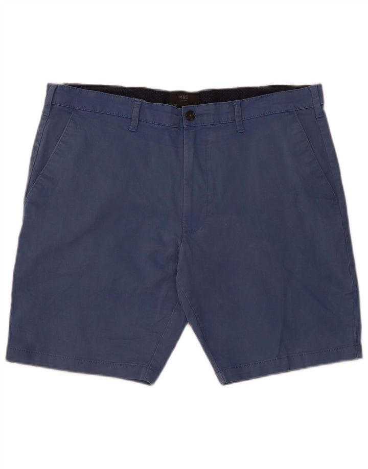 MARKS & SPENCER Short Chino Homme W38 XL Bleu