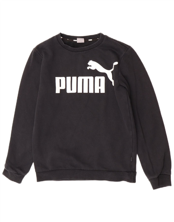 Puma Sweat-shirt graphique garçon 13-14 ans Noir Coton