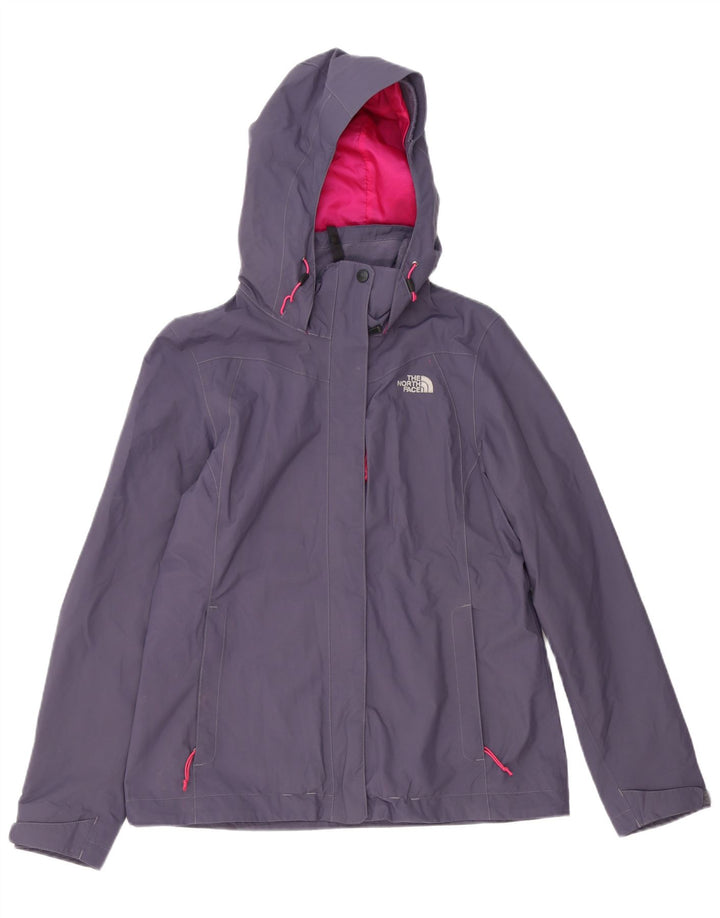 The North Face Veste de pluie à capuche pour femme UK 12 Medium Violet Nylon