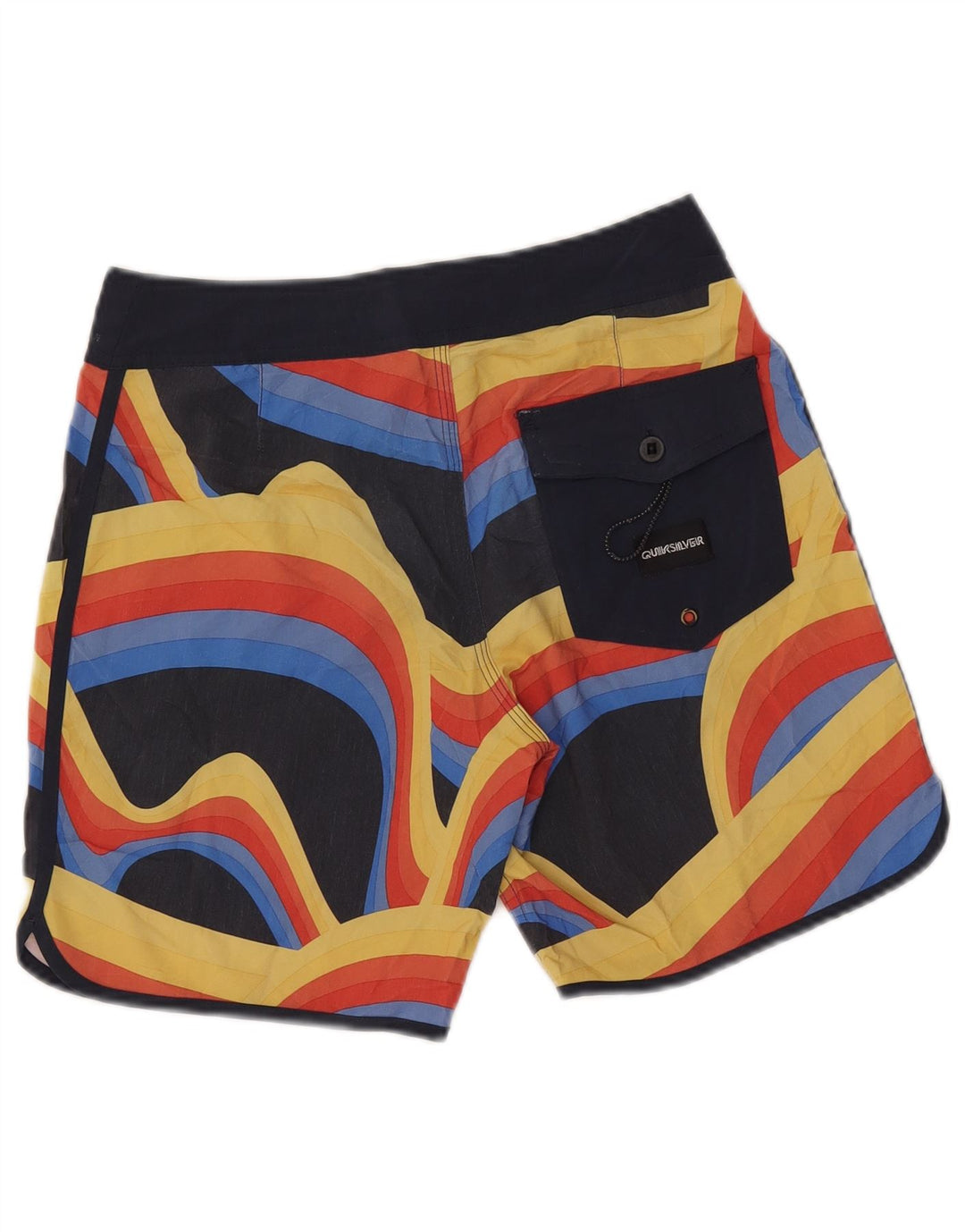 Quiksilver Short de Bain Homme Petit Polyester Rayé Multicolore