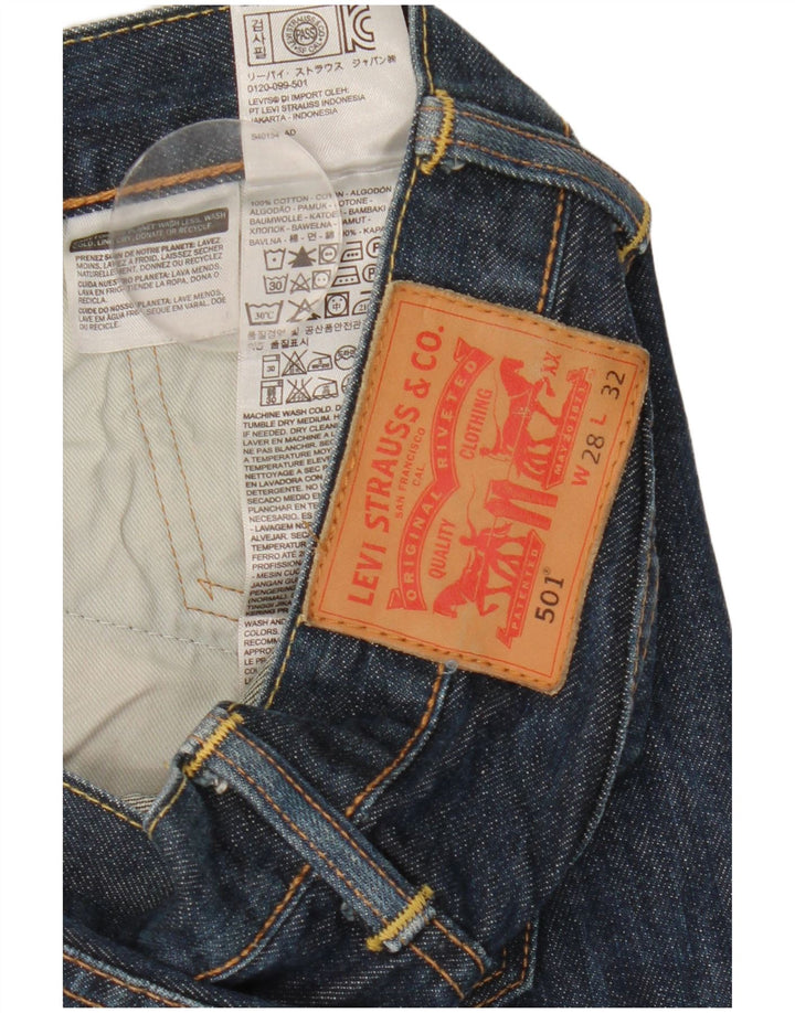 Levi's Jean Droit 501 Homme Bleu W28 L32 Coton