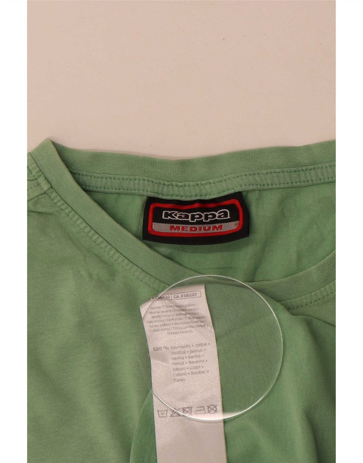 Kappa T-Shirt Graphique Homme Vert Moyen Coton