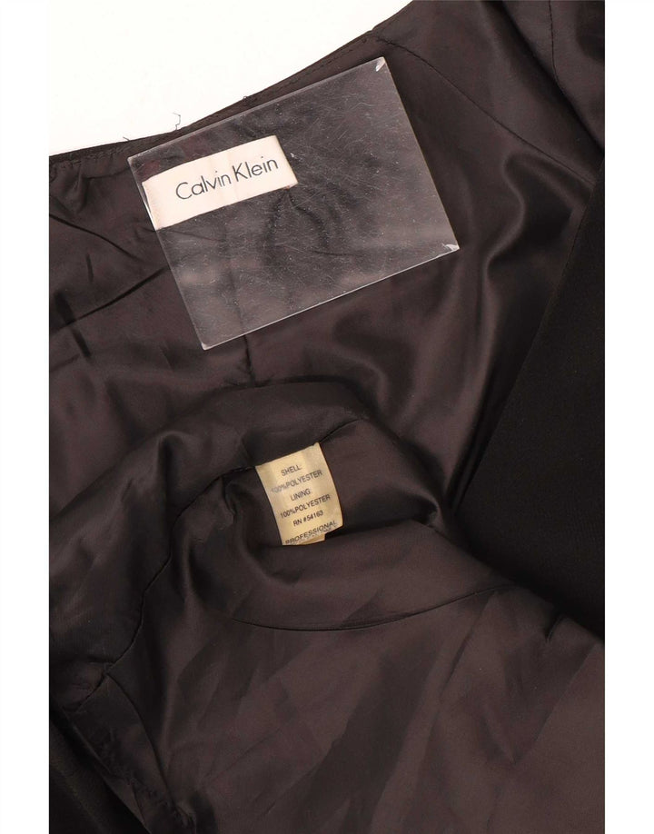 Calvin Klein Robe fourreau pour femme UK 12 Medium Noir Polyester