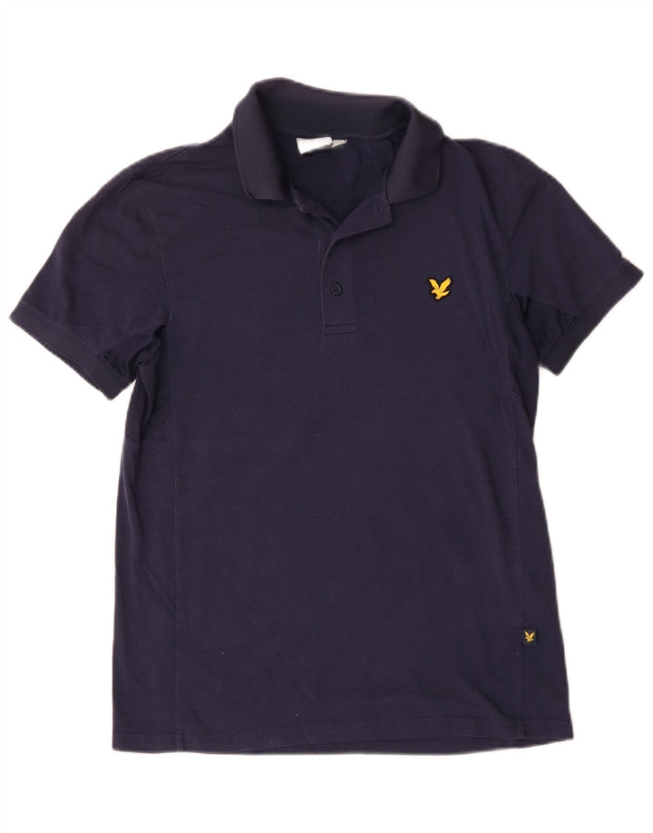 Lyle & Scott Polo Homme Petit Bleu Marine Coton