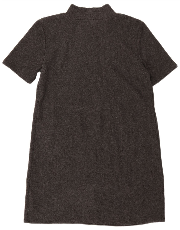 ZARA Womens Sheath Dress UK 16 Large Grey Polyester