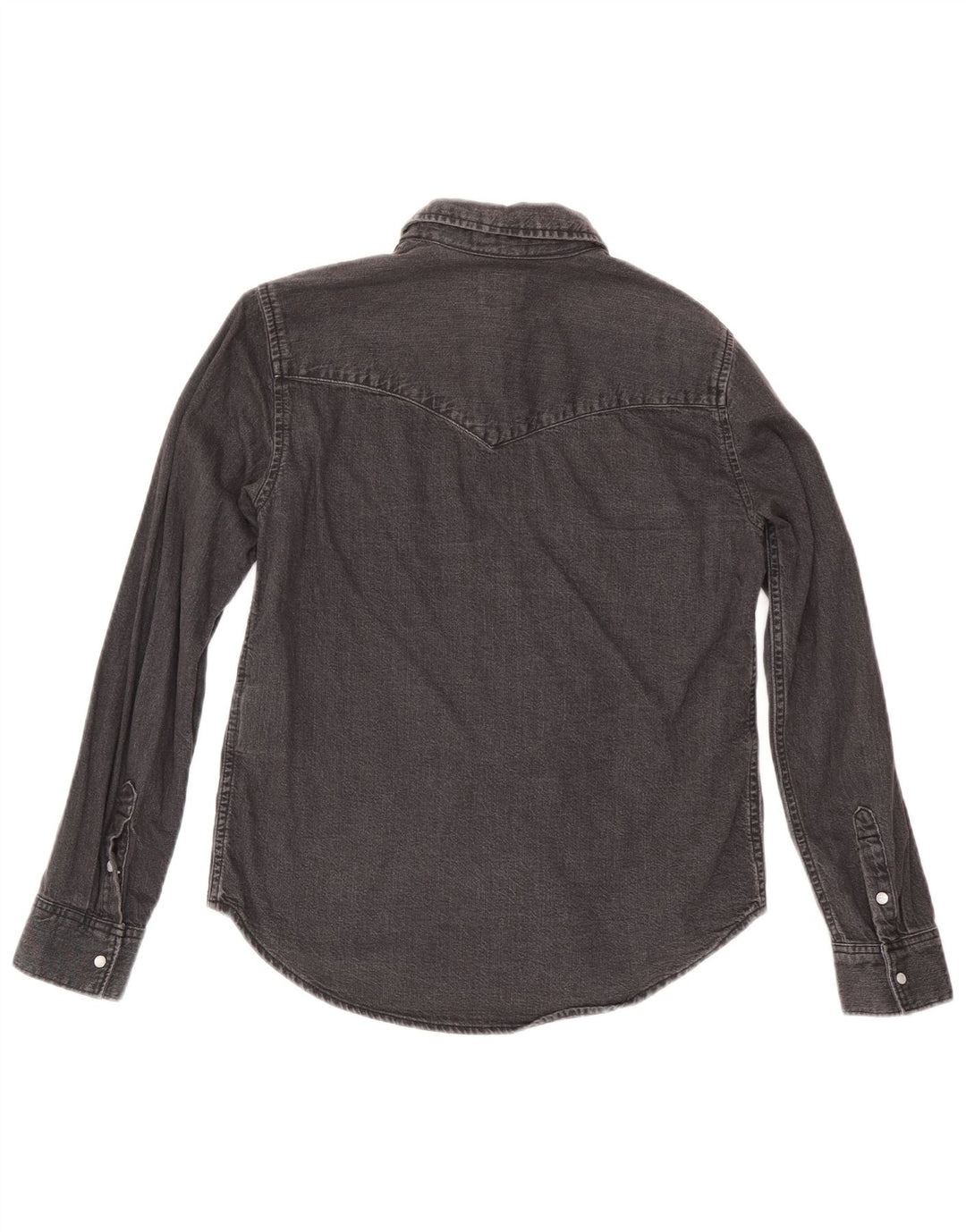 Levi's Chemise en Jean Femme UK 10 Small Noir Coton