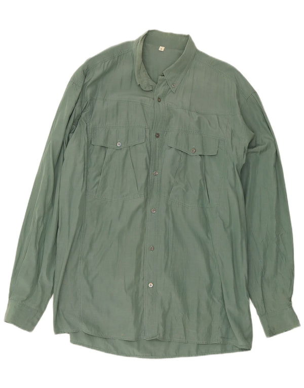 Chemise Homme Vintage Grand Vert