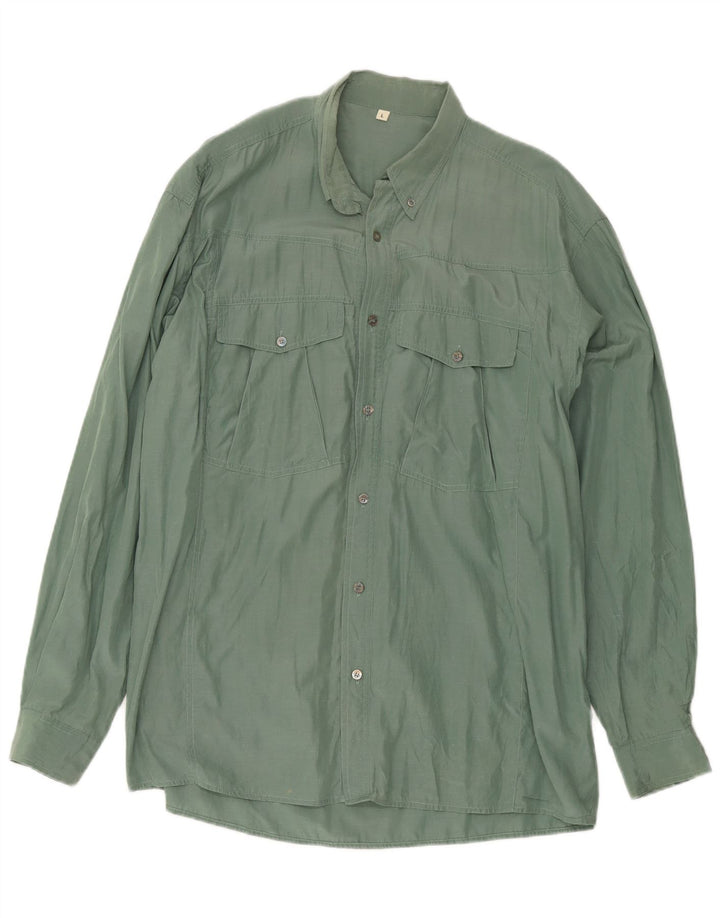 Chemise Homme Vintage Grand Vert