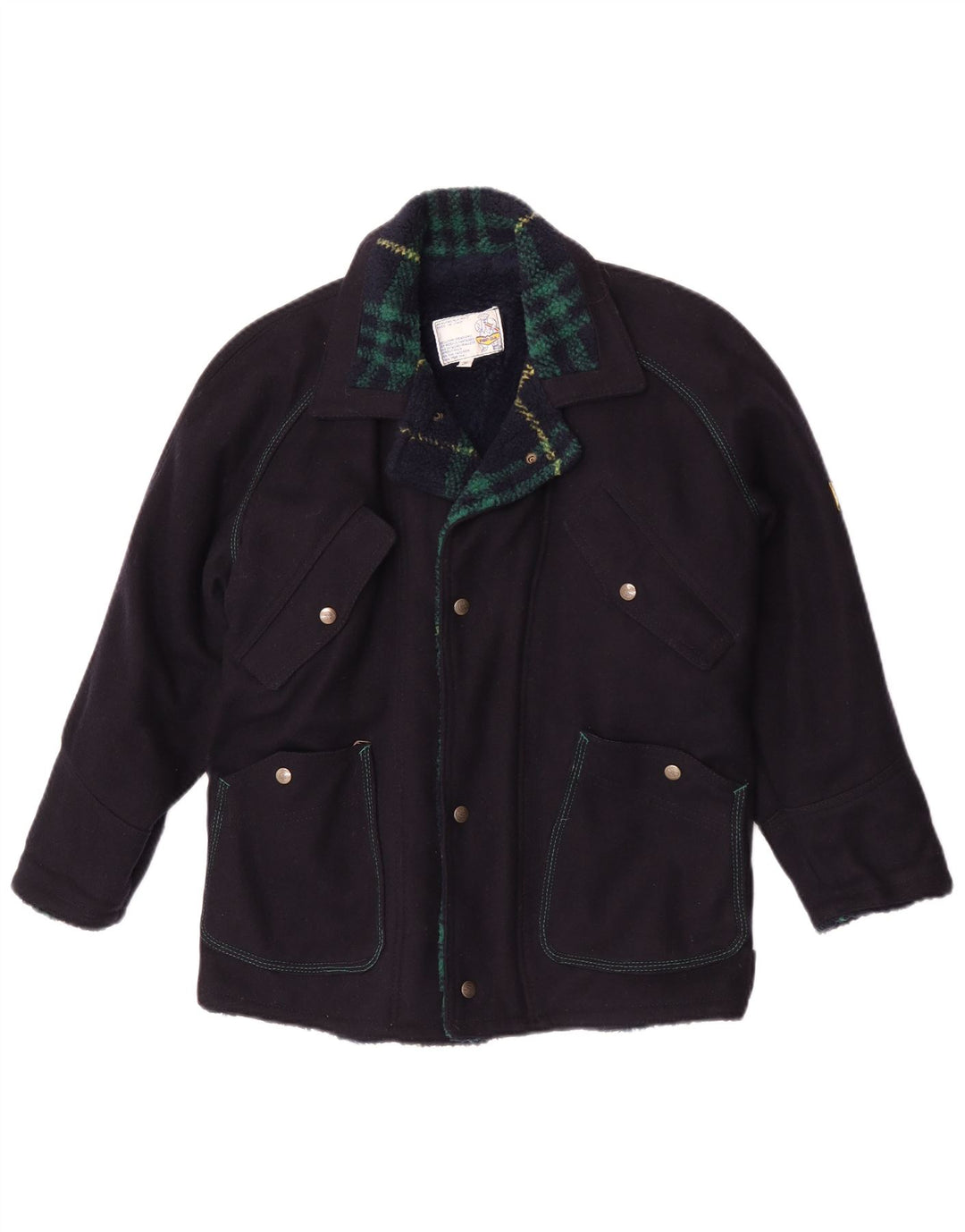 POP 84 Veste utilitaire surdimensionnée à manches 3/4 pour femme EU 36 Small Bleu marine