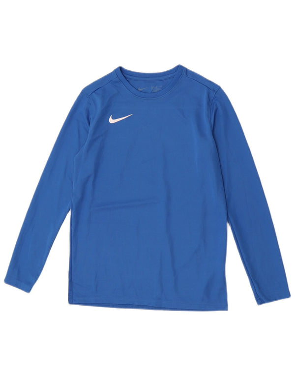 Nike Garçon Dri Fit Haut à manches longues 12-13 ans Grand Bleu