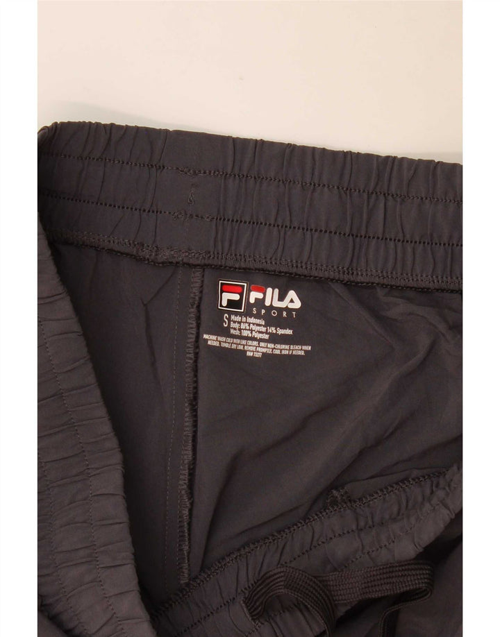 Fila Short de sport homme petit gris color block polyester