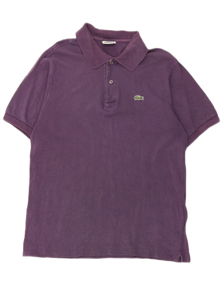 Lacoste Polo Homme Taille 4 Coton Violet Moyen