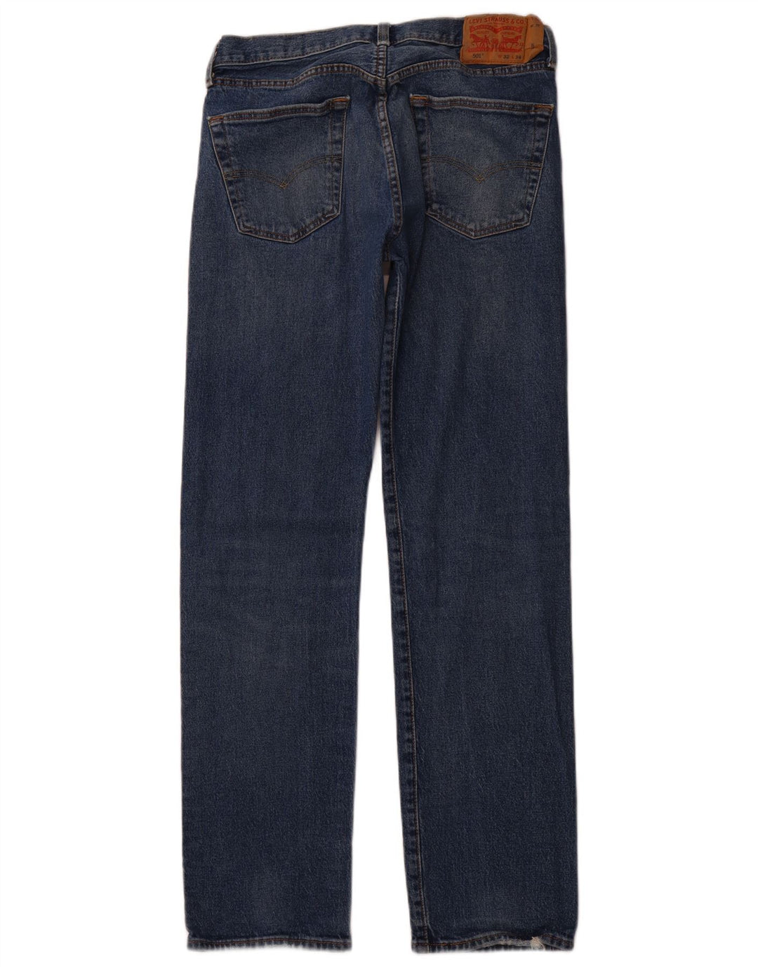 LEVI'S Jean Droit 501 Homme W32 L34 Bleu Coton