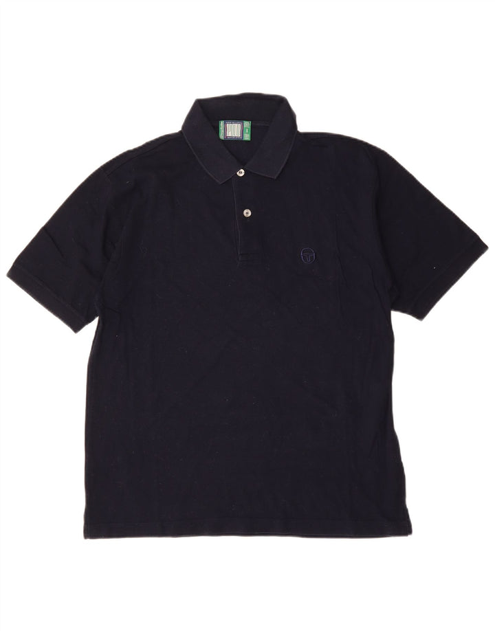 SERGIO TACCHINI Polo Homme Bleu Marine Moyen Coton