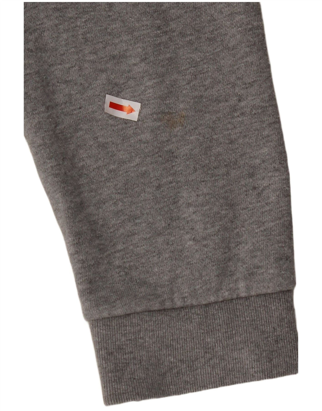 ADIDAS Pull à capuche pour homme en coton moucheté gris moyen