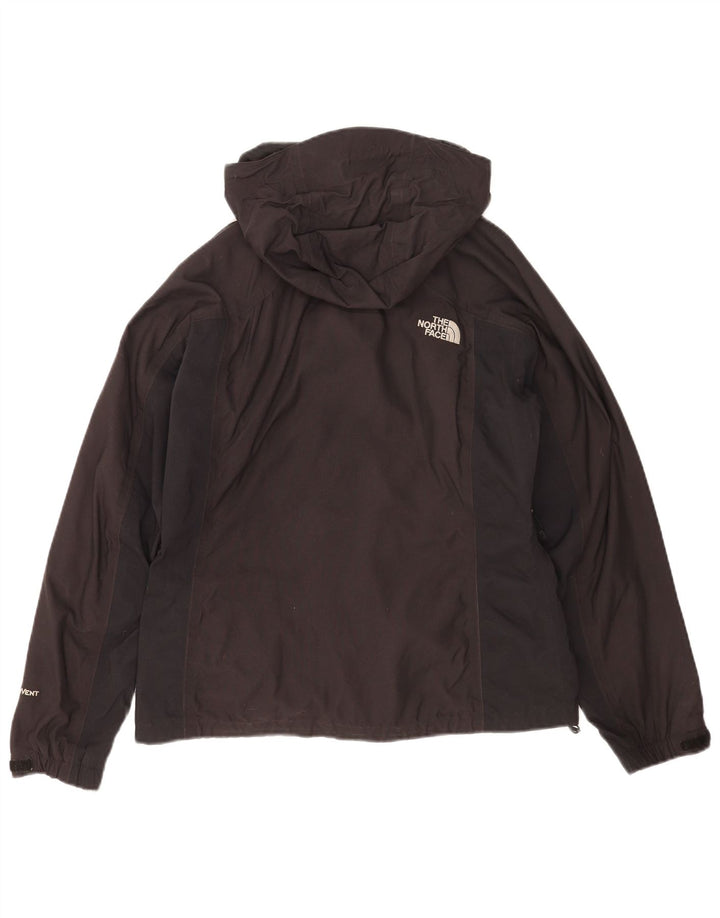 The North Face Veste de pluie à capuche pour femme UK 12 Medium Black Nylon