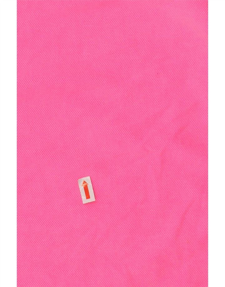 SUPERDRY Polo Homme Rose Moyen Coton