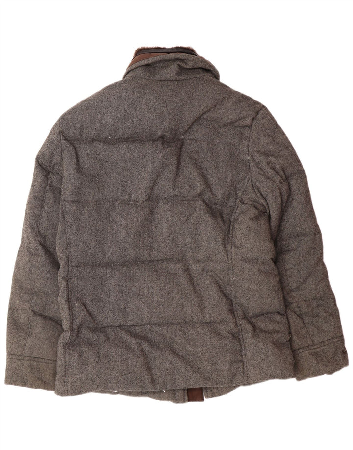 Michael Kors Veste matelassée pour homme UK 40 Large Gris Polyester