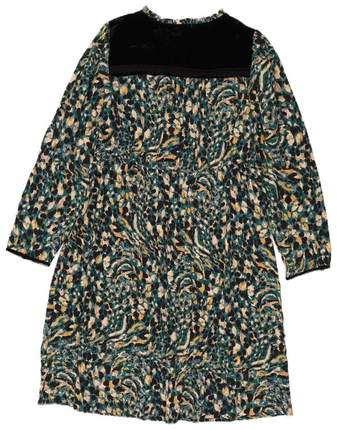 Monsoon Robe Maxi Thé pour Femme UK 10 Petit Bohème à Pois Multicolore