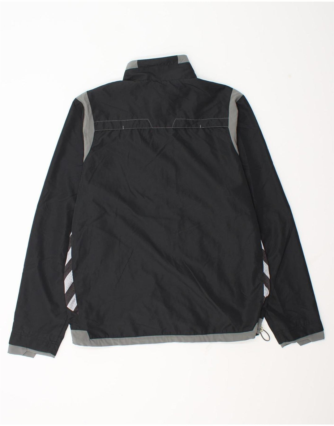 Hummel Veste de pluie graphique pour homme UK 38 Medium Noir Colorblock Polyester