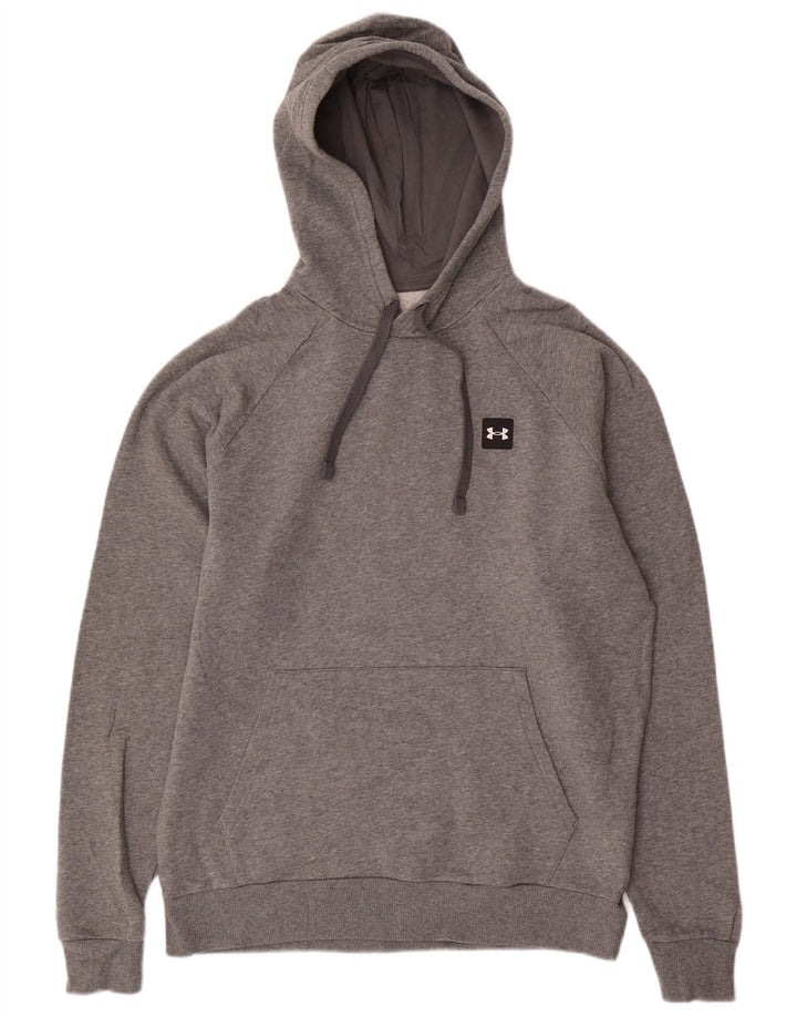 Under Armour Pull à Capuche Cold Gear Homme Gris Moyen Coton