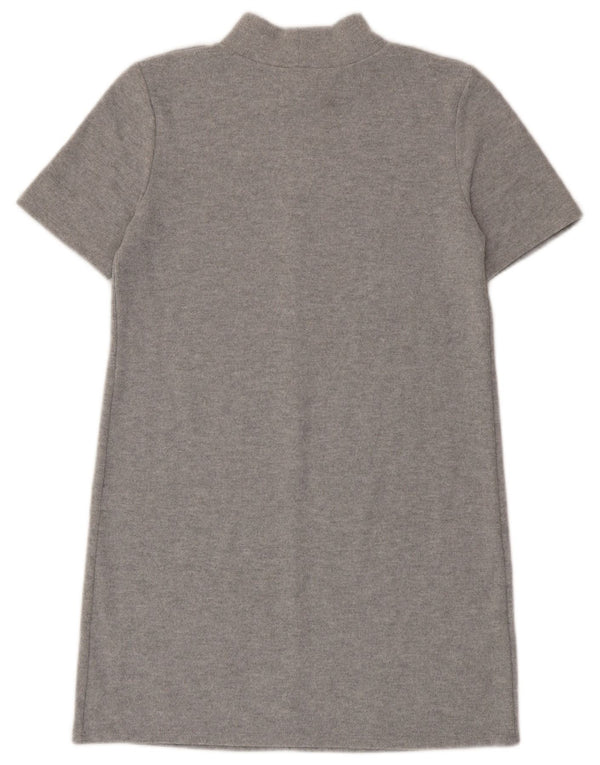 Zara Robe droite pour femme UK 12 Gris moyen