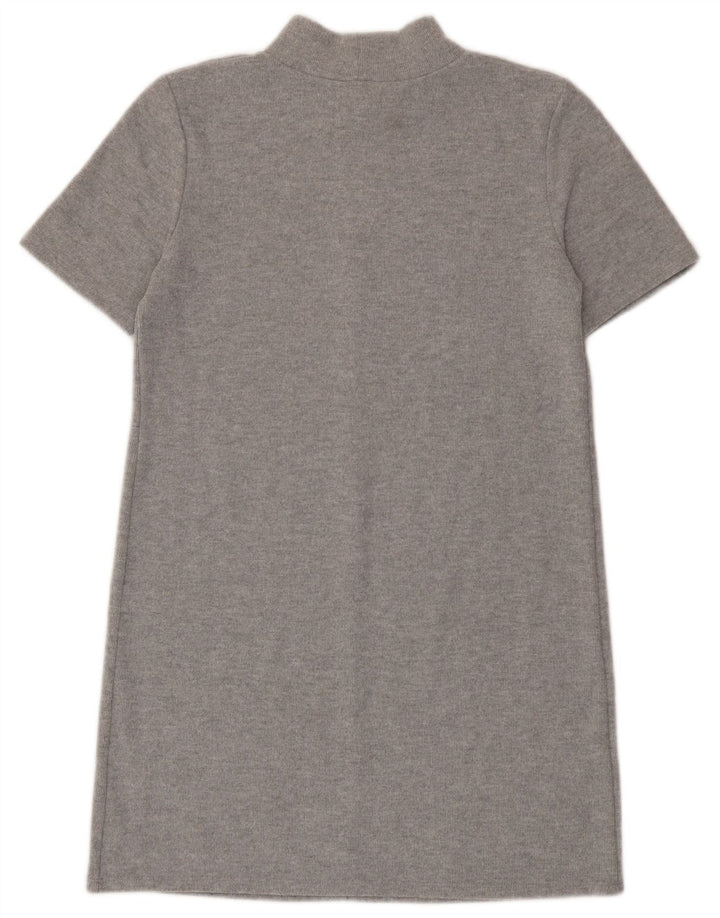 Zara Robe droite pour femme UK 12 Gris moyen