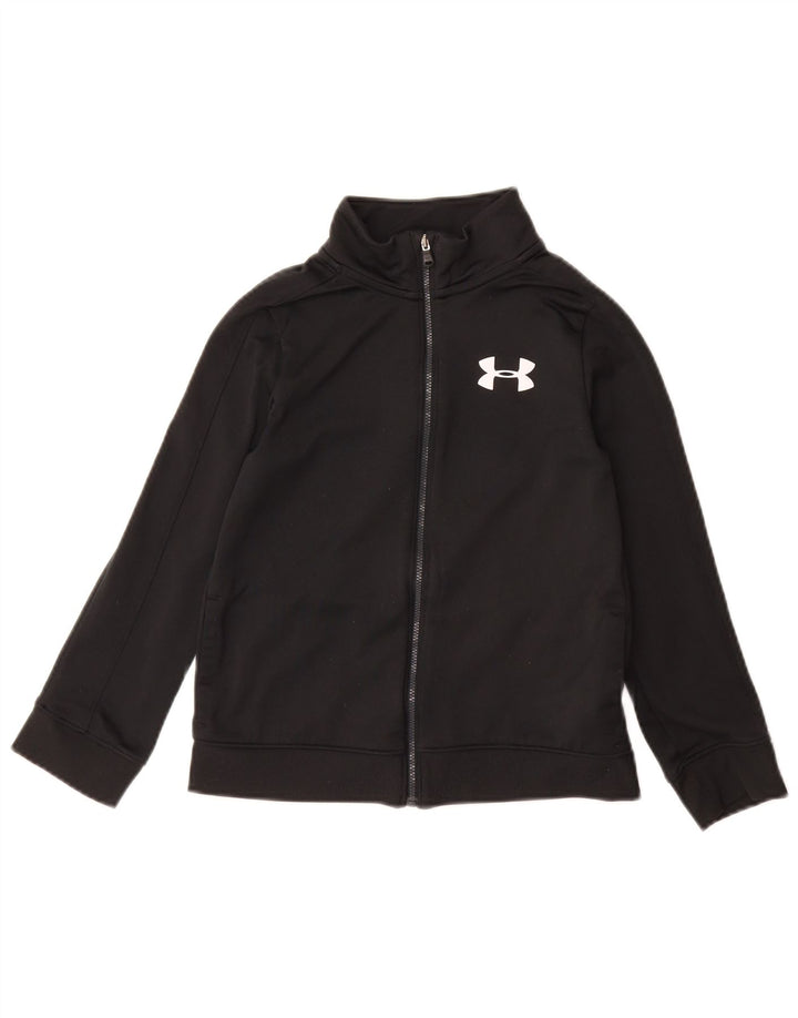 UNDER ARMOUR Veste de survêtement pour fille 7-8 ans Petit Noir Polyester