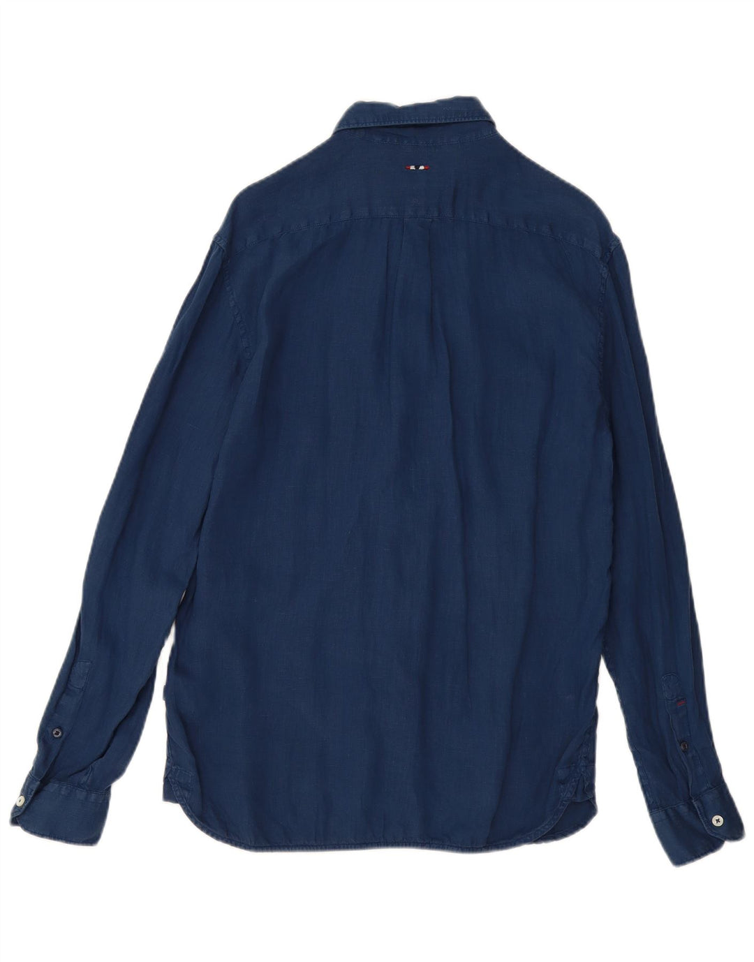 Napapijri Chemise Regular Fit Homme Bleu Marine Lin