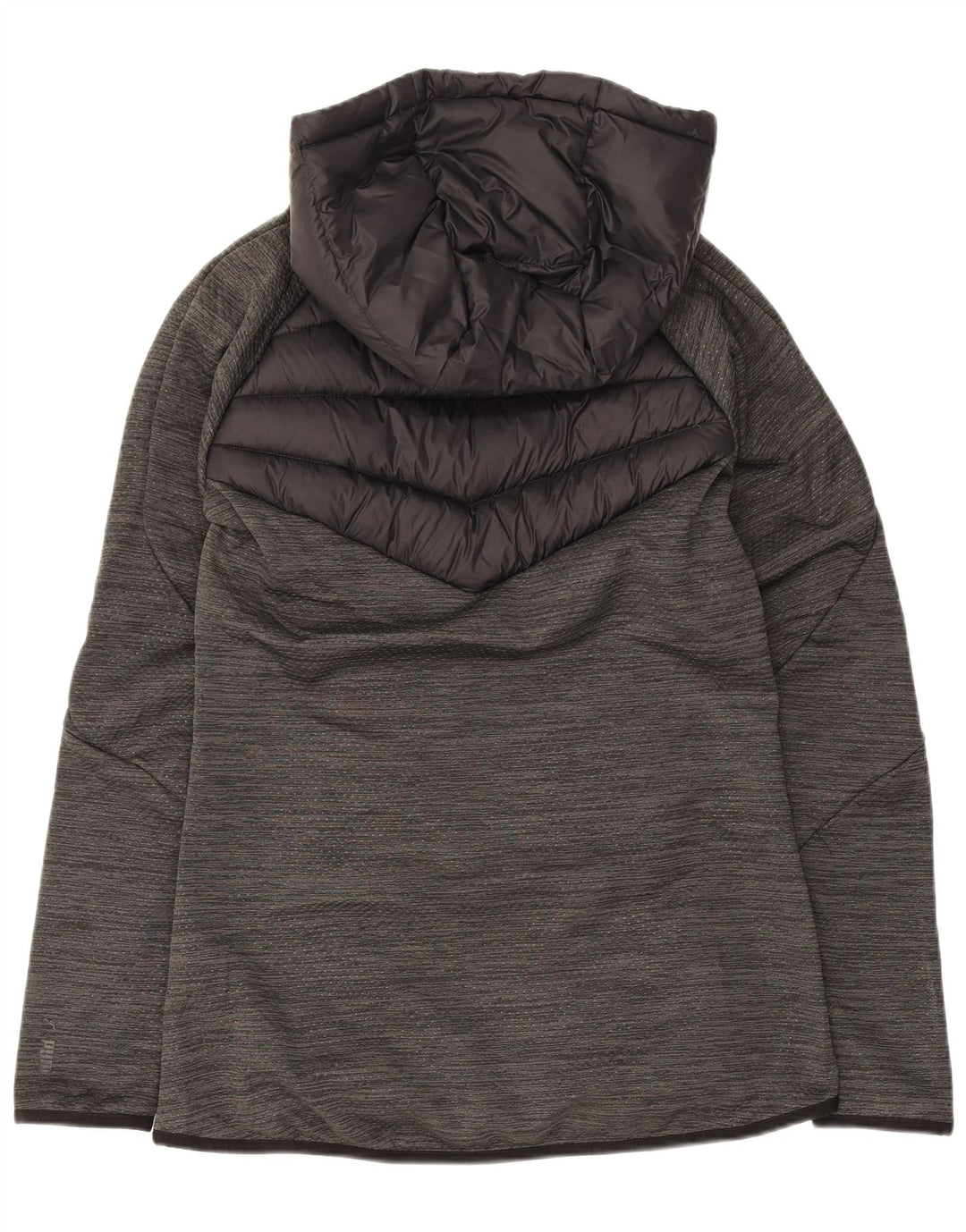 Puma Veste rembourrée à capuche pour femme UK 8 Small Gris Polyester