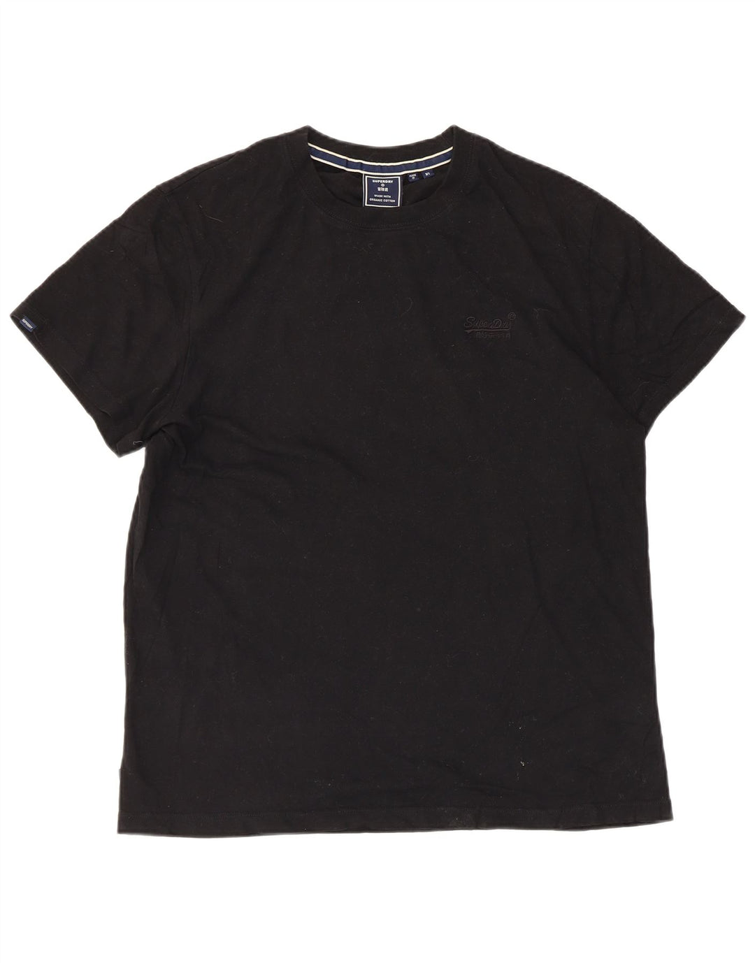 Superdry T-Shirt Homme Top XL Noir Coton