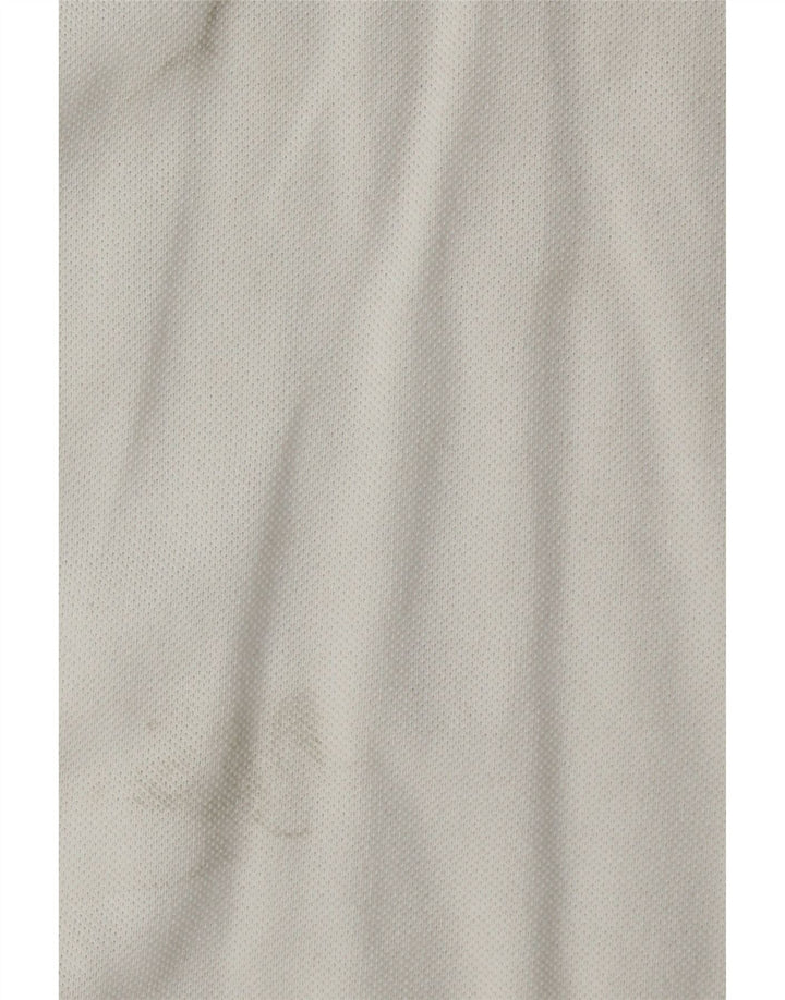 LACOSTE Polo Homme Taille 4 Coton Blanc Moyen
