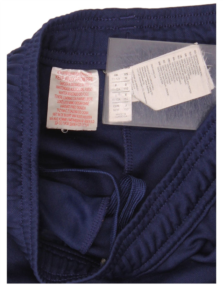 Pantalon de survêtement Adidas garçon 11-12 ans bleu marine polyester