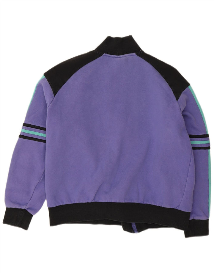 Ellesse Veste de survêtement pour femme UK 12 Violet moyen Colourblock