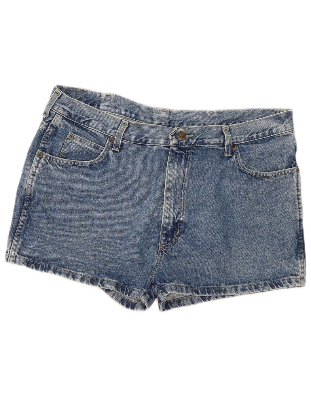 Wrangler Short en Jean Femme W38 XL Bleu Coton